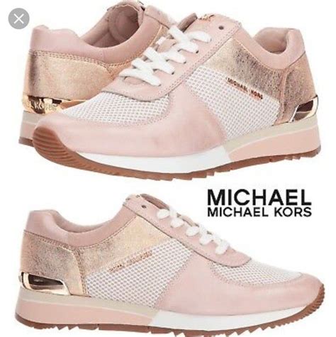 michael kors sneakers zwart goud|rose gold michael kors heels.